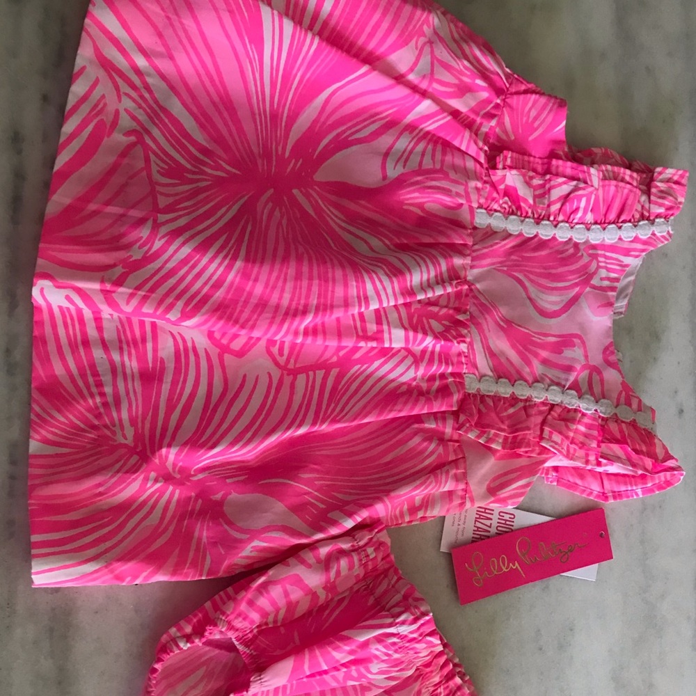 Baby Lily Pulitzer dress. Hot pink! 6-12 months